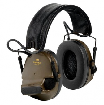 Noise Canceling Headphones ComTac XPI Standard, Manufacturer : 3M Peltor, Color : Green