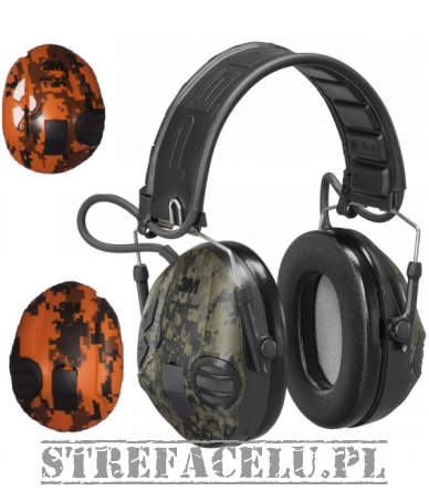 Noise Canceling Headphones SportTac, Manufacturer : 3M Peltor, Color : Digicamo