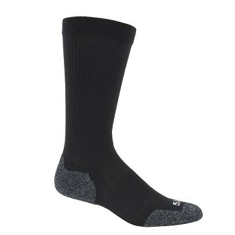 Men's Socks by 5.11, Model : SLIP STREAM OTC SOCK, Color: Black