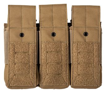 AR-15 3-Magazine Pouch, Manufacturer : 5.11, Model : Flex Triple AR MAG Pouch, Color : Kangaroo