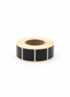 Square stickers for targets 22x22mm 1000pcs black - Range Solutions