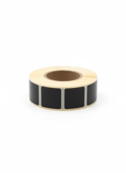 Square stickers for targets 22x22mm 1000pcs black - Range Solutions