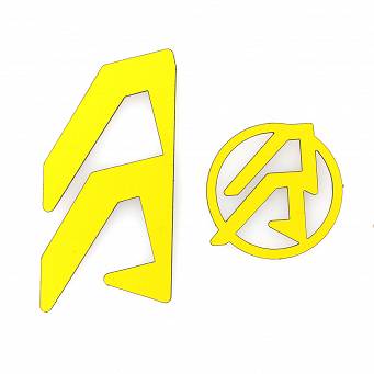 Stickers for holsters Alpha-X RH - Yellow , Alpha-X RH Color Inlays - Yellow