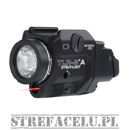Latarka Streamlight TLR-8A Flex z celownikiem laserowym - 500 lm