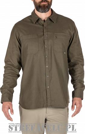 Men's Shirt, Manufacturer : 5.11, Model : Hawthorn Long Sleeve Shirt, Color : Ranger Green