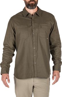 Men's Shirt, Manufacturer : 5.11, Model : Hawthorn Long Sleeve Shirt, Color : Ranger Green