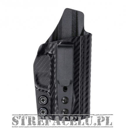 IWB Holster, Compatibility : Sig Sauer P239, Manufacturer : Concealment Express, Material : Kydex, For Persons : Right Handed, Finish : Carbon
