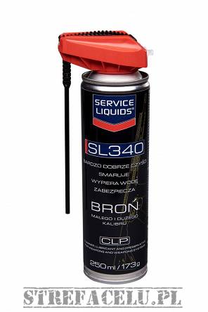 Olej do czyszczenia i konserwacji broni - SL340 CLP 250ml. - SERVICE LIQUIDS