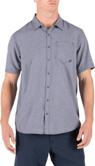 Men's Shirt, Manufacturer : 5.11, Model : Evolution Short Sleeve Shirt, Color : Mystic Heather
