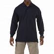 Men's Polo, Manufacturer : 5.11, Model : Professional Long Sleeve Polo, Color : Dark Navy