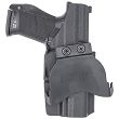 OWB Holster, Compatibility : Walther PDP FS Optics Cut, Manufacturer : Concealment Express, Material : Kydex, For Persons : Left Handed, Color : Black