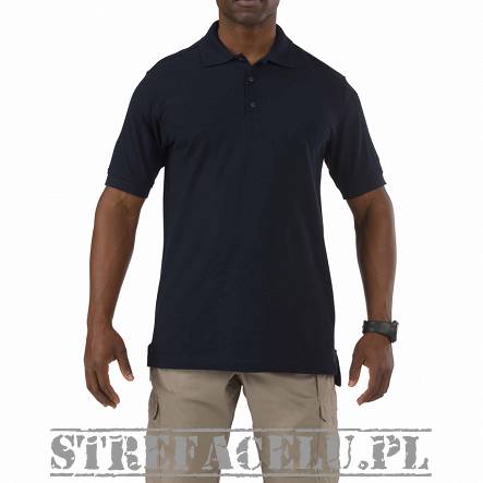 Men's Polo, Manufacturer : 5.11, Model : Utility Short Sleeve Polo, Color : Dark Navy
