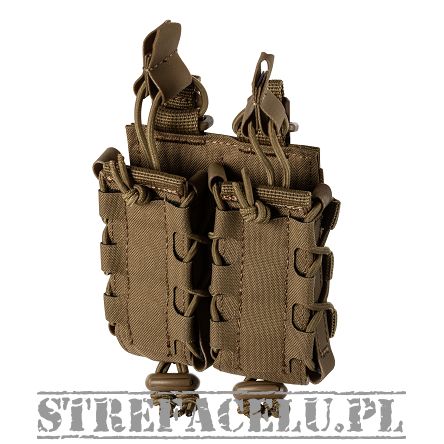 Pouch for 2 Pistol Magazines, Manufacturer : 5.11, Model : Flex Double Pistol Mag Multi Pouch, Color : Kangaroo