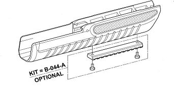 Szyna Weaver do czółenka strzelb Fabarm SDASS/Martial (B-044-A)