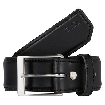 Men's tactical belt 5.11 LTHR CASUAL 1 1/2 BET : BLACK