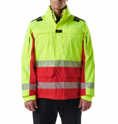 Men's Jacket, Manufacturer : 5.11, Model : Responder Hi-Viz Parka 2.0, Color : Range Red