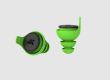 Earplugs; Model : XP Reactor, Manufacturer : AXIL, Size : M/L, Color : Green