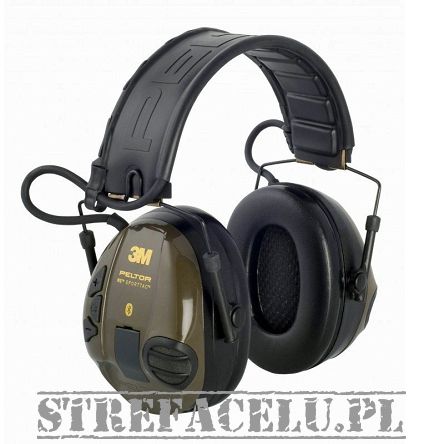 Słuchawki 3M Peltor SportTac WS Light  Bluetooth green aktywny ochronnik słuchu