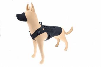 Dog Harness, Manufacturer : Raptor Tactical (USA), Model : K9 Drago Harness, Color : Black, (Size Selection)