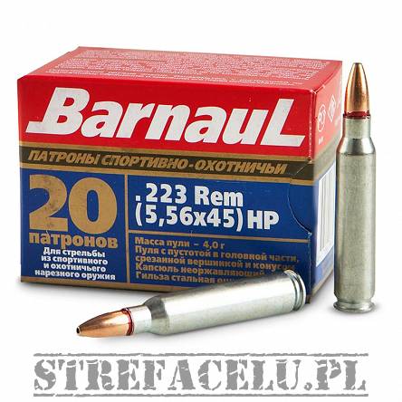 Bullet cartridge FMJ 3,56G Barnault // 223 REM.