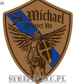 Saint Michael Black Patch - Tactical Accessory