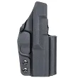 Left inside holster for Walther PDP Compact Optics Cut pistol, LH IWB kydex, color: black - 2