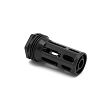 Flash suppressor with QD mount - HuxWrx Flash Hider QD 7.62 - M14x1 LH - 2