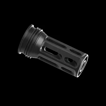 Flash suppressor with QD mount - HuxWrx Flash Hider QD 7.62 - M14x1 LH