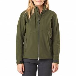 Women's Jacket, Manufacturer : 5.11, Model : Wm Sierra Softshell, Color : Moss