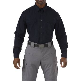 Men's Shirt, Manufacturer : 5.11, Model : Stryke Long Sleeve Shirt, Color : Dark Navy