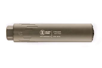 Suppressor, Manufacturer : SilentSteel (Finland), Model : Streamer, Caliber : .223/5.56, Color : OD Green