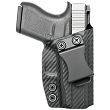 IWB Holster, Compatibility : Glock 43/43X MOS, Manufacturer : Concealment Express, Material : Kydex, For Persons : Right Handed, Finish : Carbon