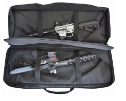 Case for Guns / Ammunition / Accessories, Manufacturer : CED, Model : Edge Dual PCC Rifle Case, Color : Black