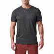 Men's T-Shirt, Manufacturer : 5.11, Model : PT-R Charge Short Sleeve Top 2.0, Color : Black Heather