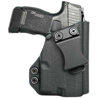 IWB Holster, Compatibility : Sig Sauer P365 with TLR-6, Manufacturer : Concealment Express, Material : Kydex, Color : Black