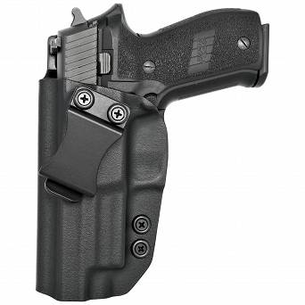 IWB Holster, Compatibility : Sig Sauer P226 with rail, Manufacturer : Concealment Express, Material : Kydex, For Persons : Left Handed, Color : Black