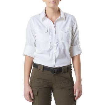 Women's Shirt, Manufacturer : 5.11, Model : Spitfire Shooting Shirt, Color : White