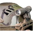 Helmet mount for Scout type flashlight - Thyrm VariArc OpsCore/Dovetail - FDE - 2