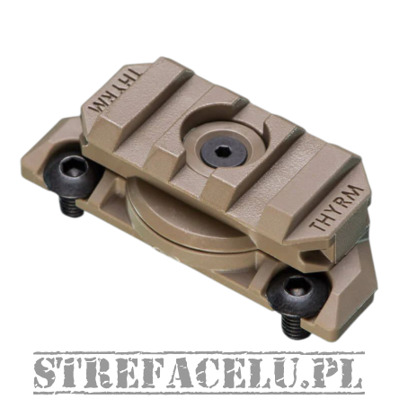 Helmet mount for Scout type flashlight - Thyrm VariArc OpsCore/Dovetail - FDE
