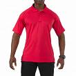 Men's Polo, Manufacturer : 5.11, Model : Performance Short Sleeve Polo, Color : Range Red