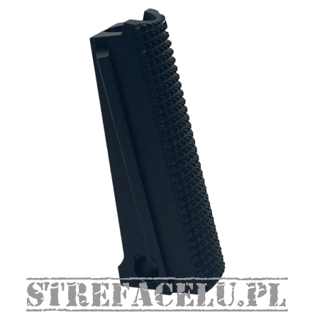 Mainspring Housing - 1911 - Ultra - Aluminum - Checkered - Black