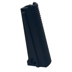 Mainspring Housing - 1911 - Ultra - Aluminum - Checkered - Black