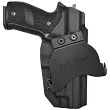 Left external holster for Sig Sauer P220 pistol with rail, LH OWB kydex, color: black - 2