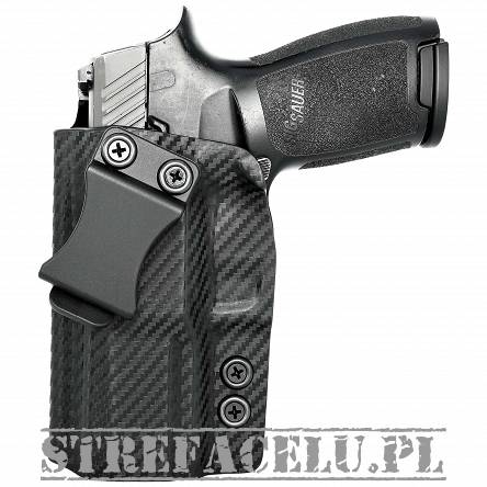 IWB Holster, Compatibility : Sig Sauer P320 Compact/Carry, Manufacturer : Concealment Express, Material : Kydex, For Persons : Left Handed, Finish : Carbon