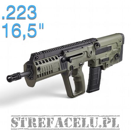 IWI Rifle, Model : Tavor X95, Design : Bullpup, Barrel Length : 16.5 inches, Color : OD Green, Caliber : .5.56x45mm / .223 Rem