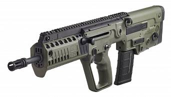 IWI Rifle, Model : Tavor X95, Design : Bullpup, Barrel Length : 16.5 inches, Color : OD Green, Caliber : .5.56x45mm / .223 Rem