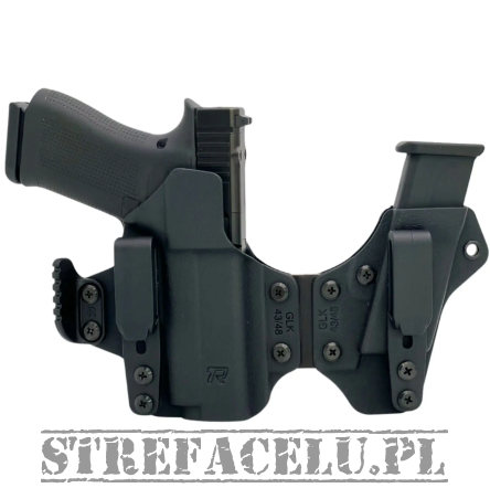 Kabura wewnętrzna prawa typu Sidecar do pistoletu Sig Sauer P365, RH IWB kydex, kolor: czarny