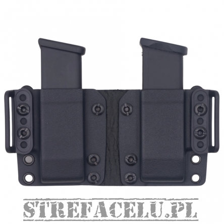 9mm/40SW Single Stack Magazine Pouch, Manufacturer : Concealment Express (Rounded Gear) USA, Type : External (OWB), Color : Black
