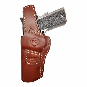 Leather Holster, Manufacturer : Falco Holsters (Slovakia), Type : 2in1 - IWB + OWB, Model : AM02-2332, Hand : Right, Color : Brown