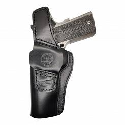 Leather Holster, Manufacturer : Falco Holsters (Slovakia), Type : 2in1 - IWB + OWB, Model : AM02-2332, Hand : Right, Color : Black